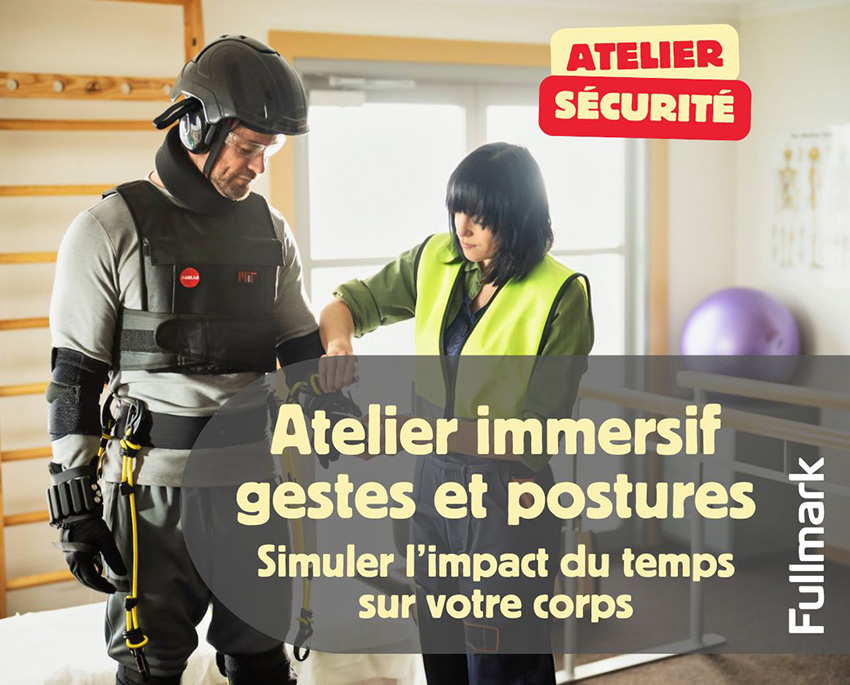 Atelier immersif gestes et postures : simuler l’impact du temps sur votre corps